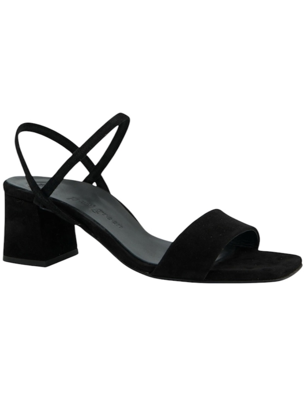 Black Suede Leather Sandal